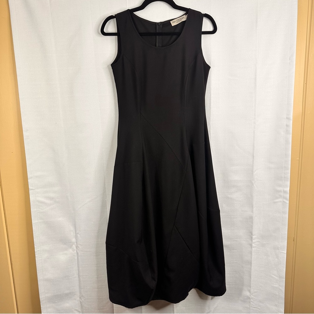Ivan Grundahl Copenhagen 100% wool sleeveless maxi dress fall spring business